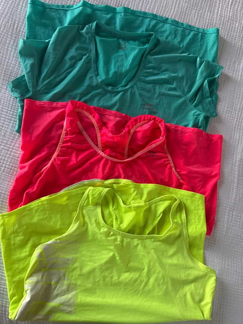 Kalenji Sports Tops Set of 3 Size M/L