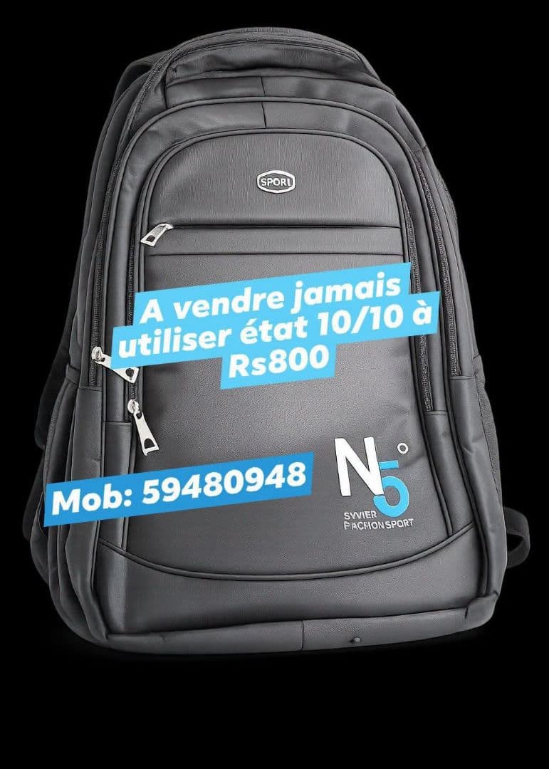 Smwei Fashion Sport N5 Backpack Black thumbnail 3