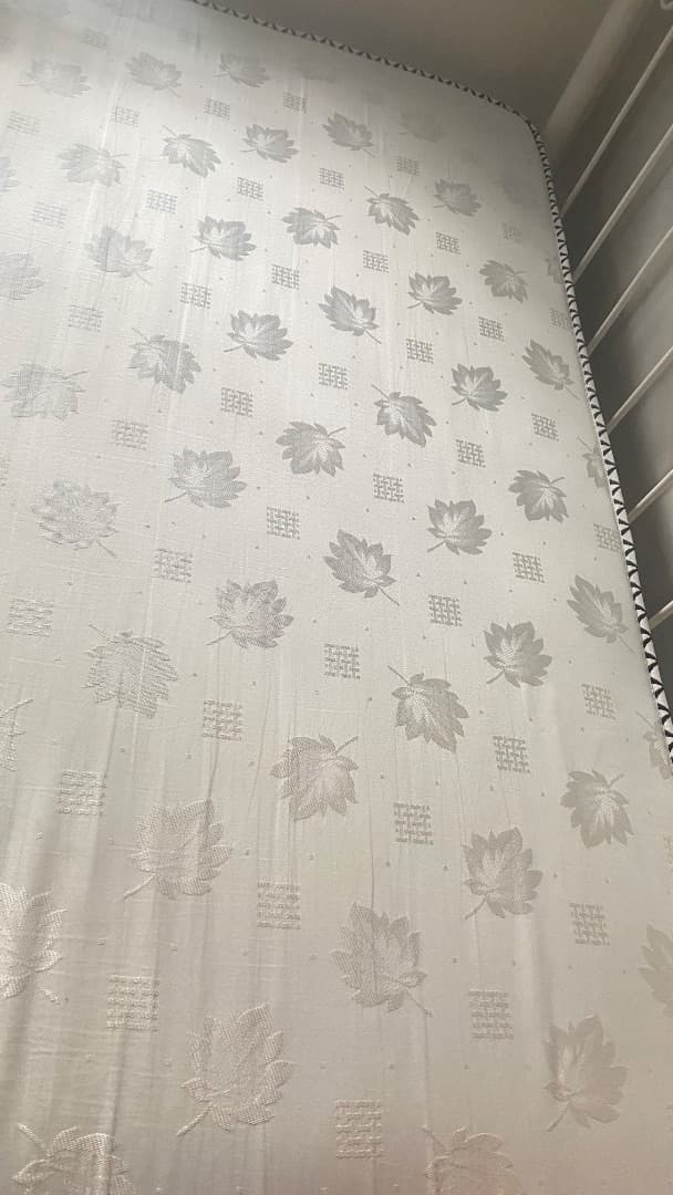 White Metal Bed and Mattress thumbnail 10