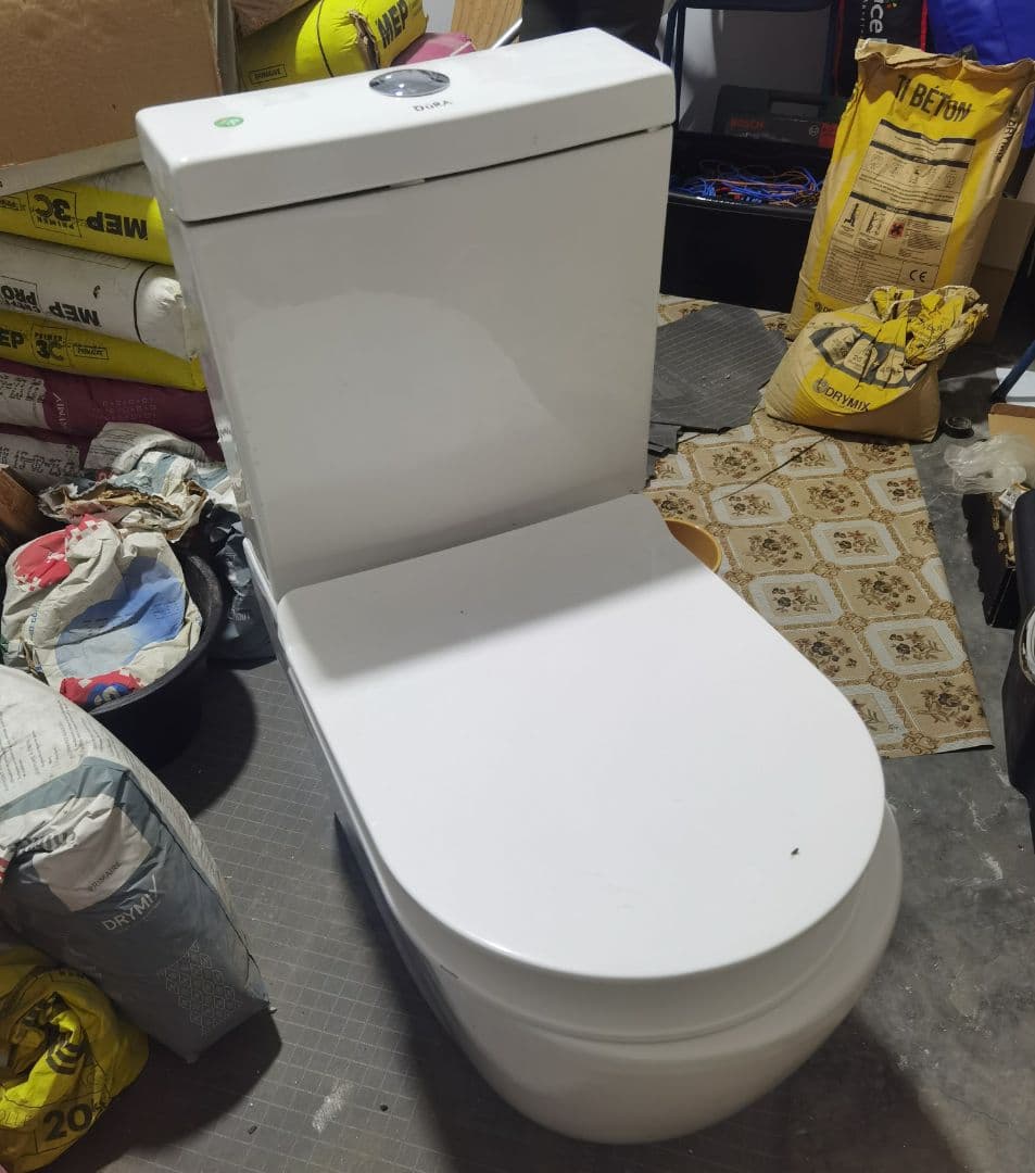 Dura Ceramic Toilet White - Image 1 of 6