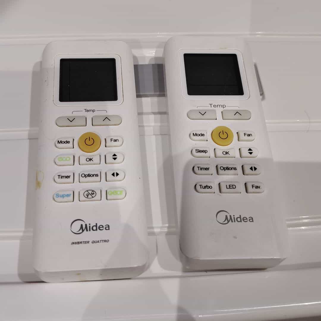 Midea Air Conditioner Remote Controls - Set of 2