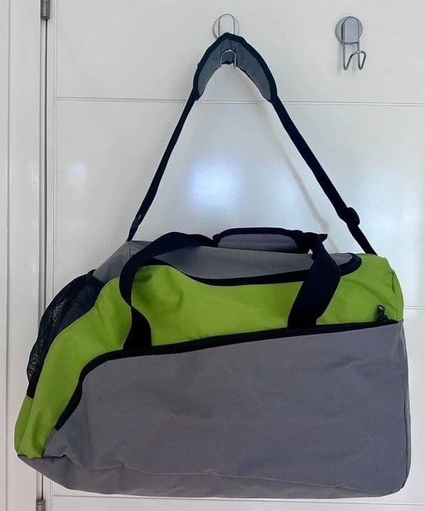 Sports Duffel Bag Green and Gray - Image 1 of 2