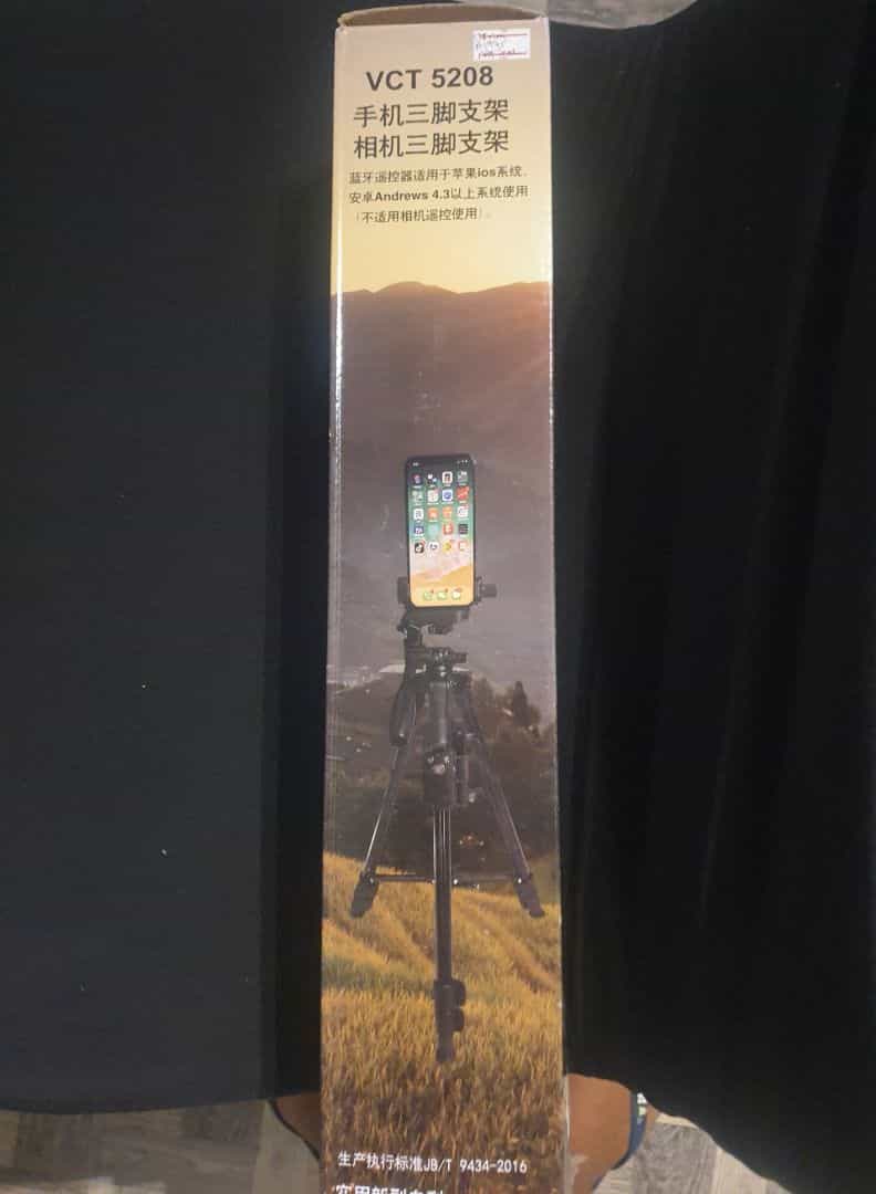 VCT 5208 Phone and Camera Tripod Stand