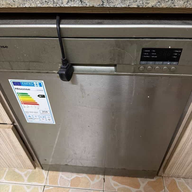 Hisense H12DE5S Dishwasher Stainless Steel