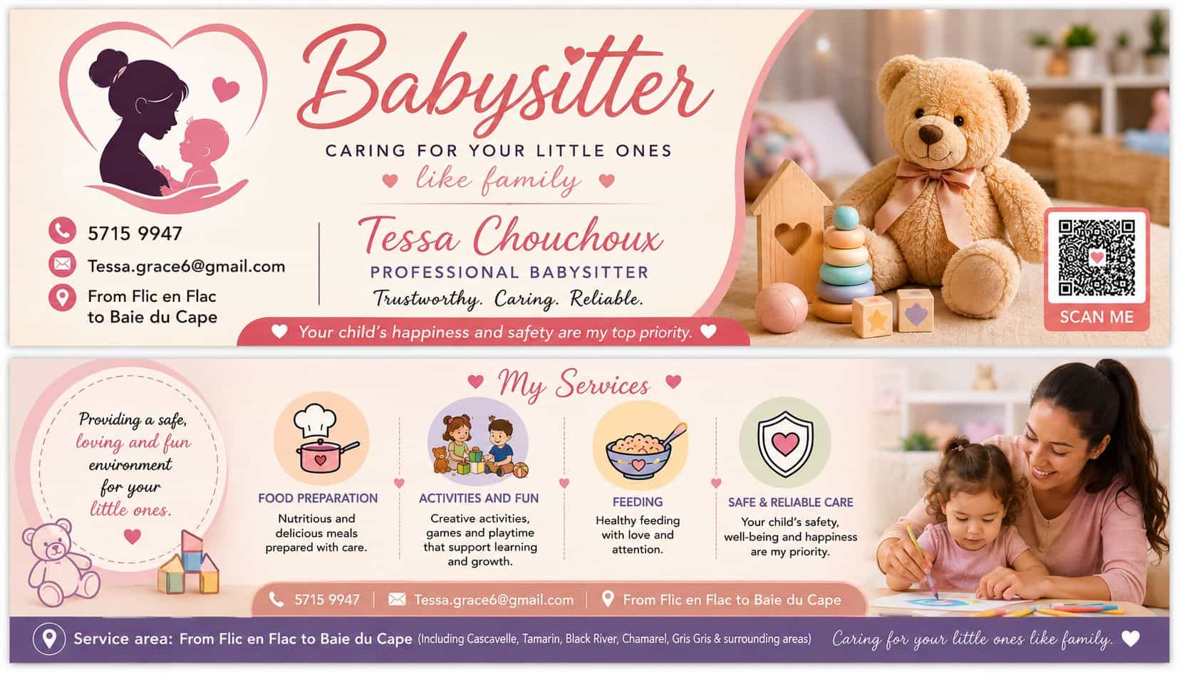Professional Babysitter - Tessa Chouchoux
