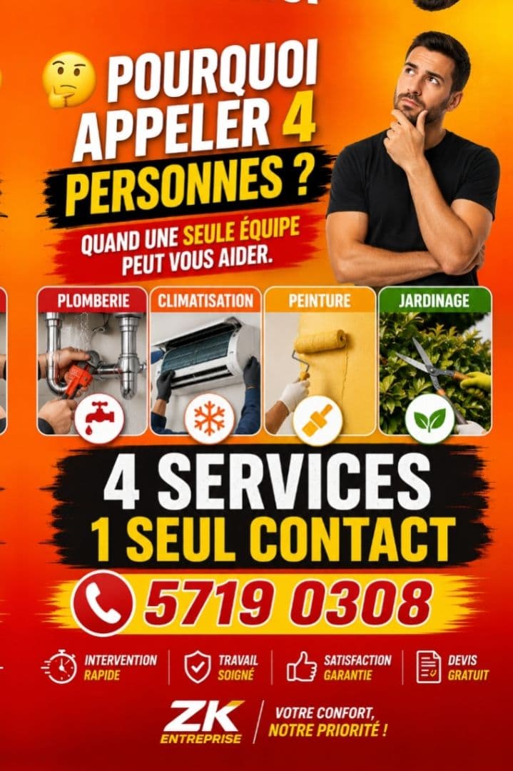 ZK Entreprise Home Maintenance Services - Image 1 of 1