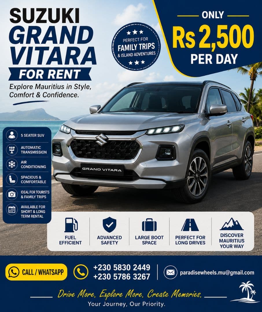Suzuki Grand Vitara SUV for Rent - Image 1 of 1