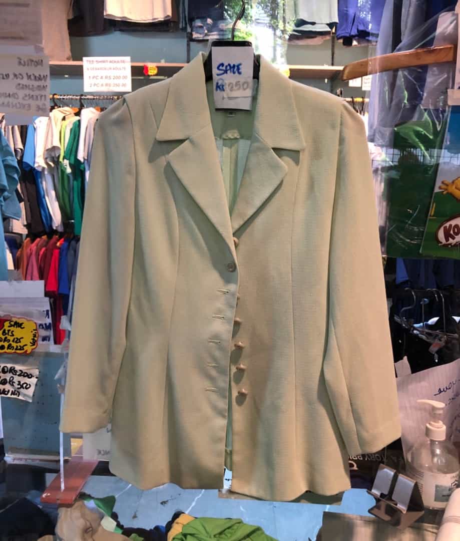 Women's Light Green Blazer