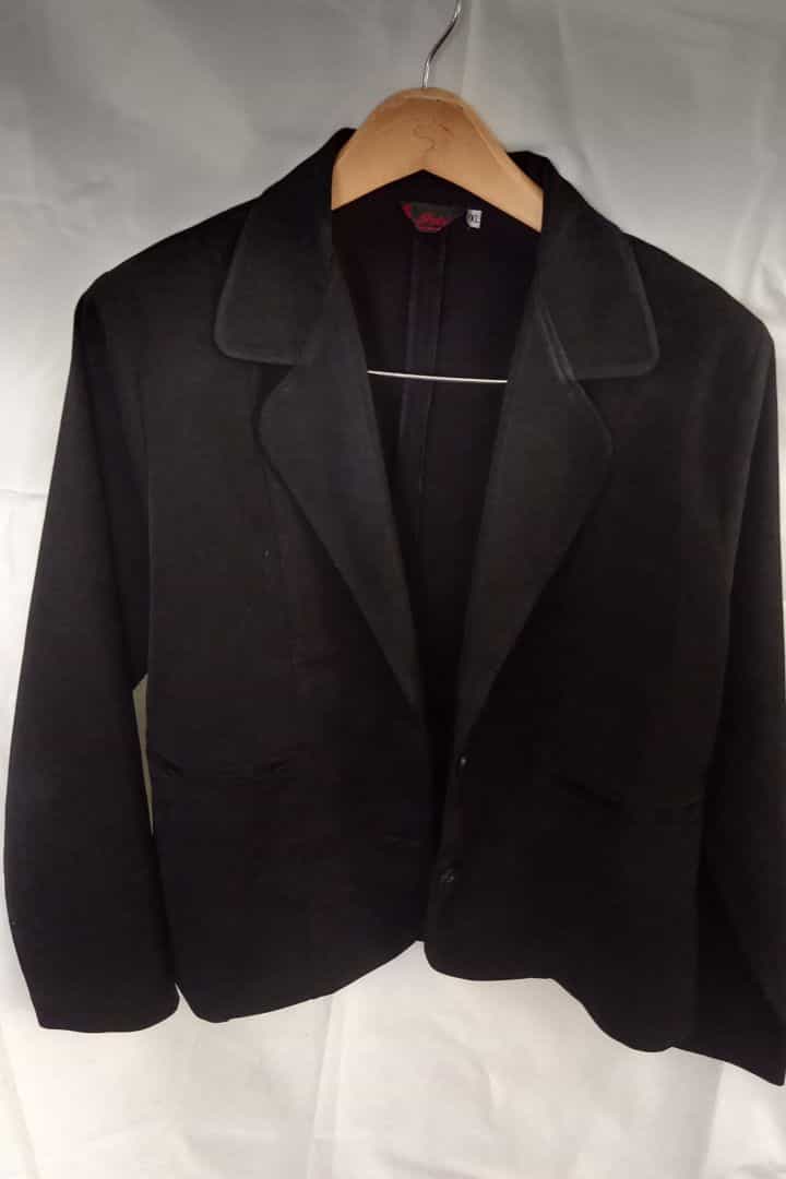 Black Blazer Jacket Size XL