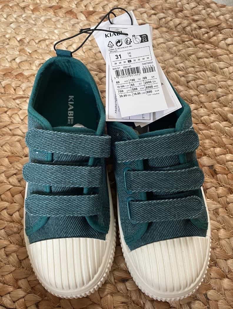 Kiab Sneakers Vert Tissu Taille 31