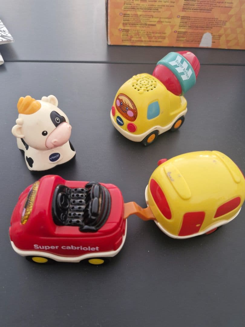 VTech Baby Toys: Super Cabriolet, Dump Truck, Caravan, Cow - Image 1 of 1