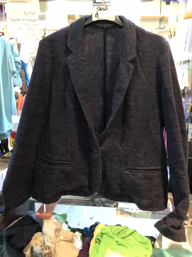 Fashion House Navy Blue Blazer Size 6